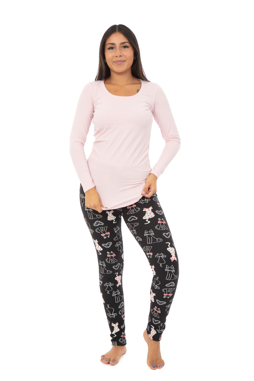 Moka Tartan - Leggings doublés confortables