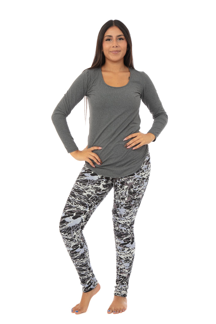 Splashed - Cozy Lined Leggings