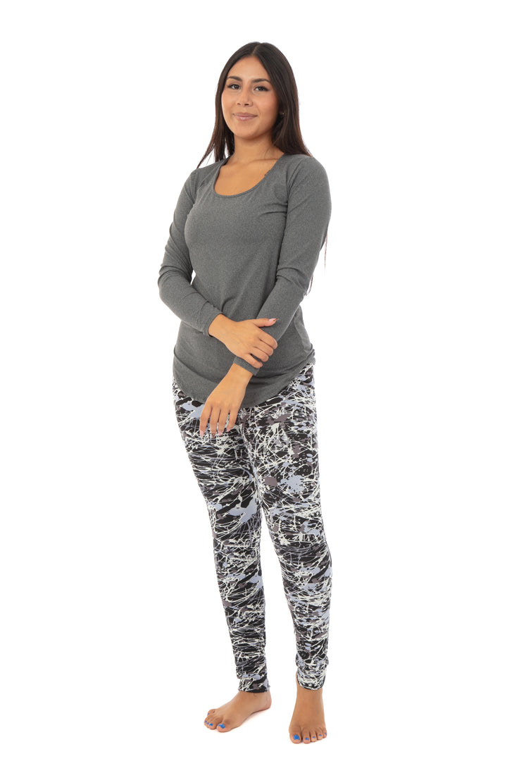 Splashed - Cozy Lined Leggings