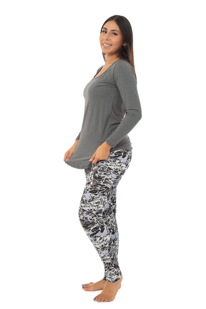 Splashed - Cozy Lined Leggings