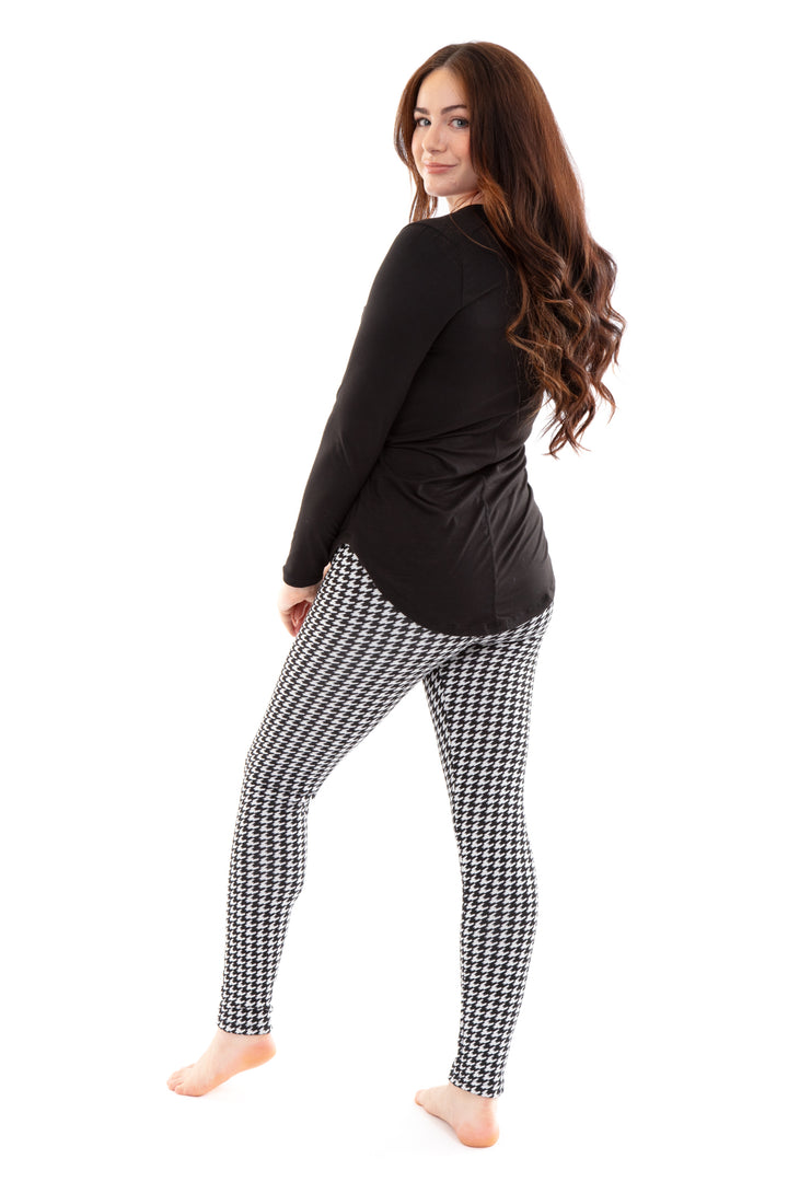 Houndstooth - Cozy Lined