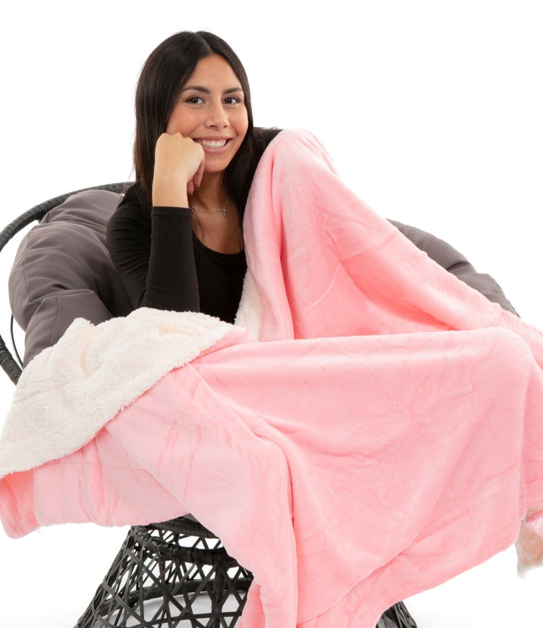 Pink - Sherpa Blanket