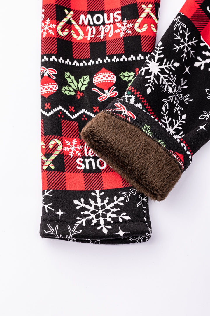 Xmas Plaid Kid's - Cozy Lined