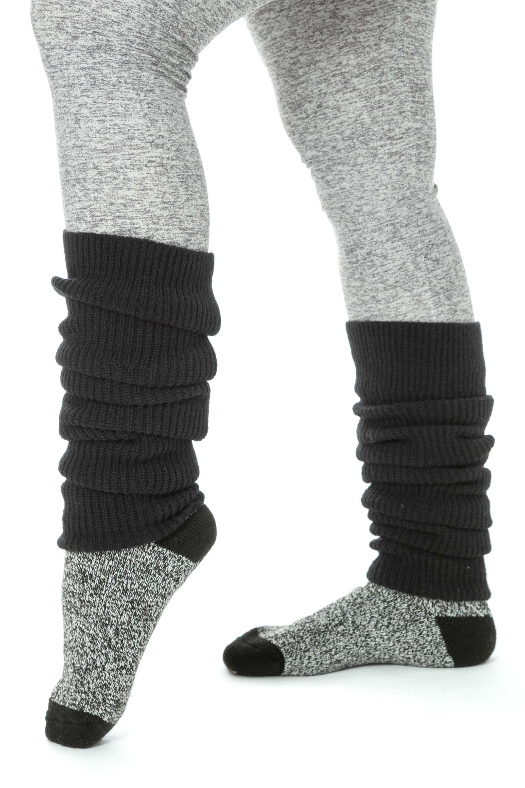 Noyer & Beige - Chaussettes Thermiques