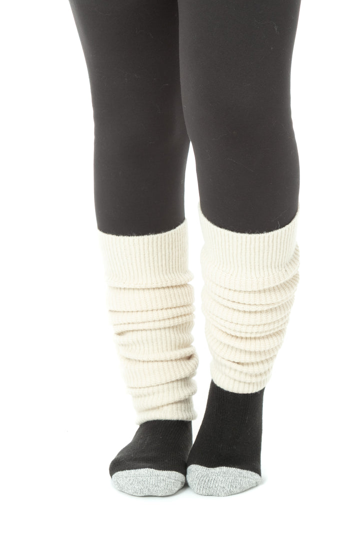 Noyer & Beige - Chaussettes Thermiques