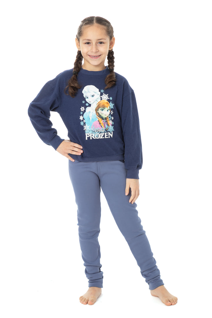 Cobalt Blue Kid's - Cozy Lined Leggings