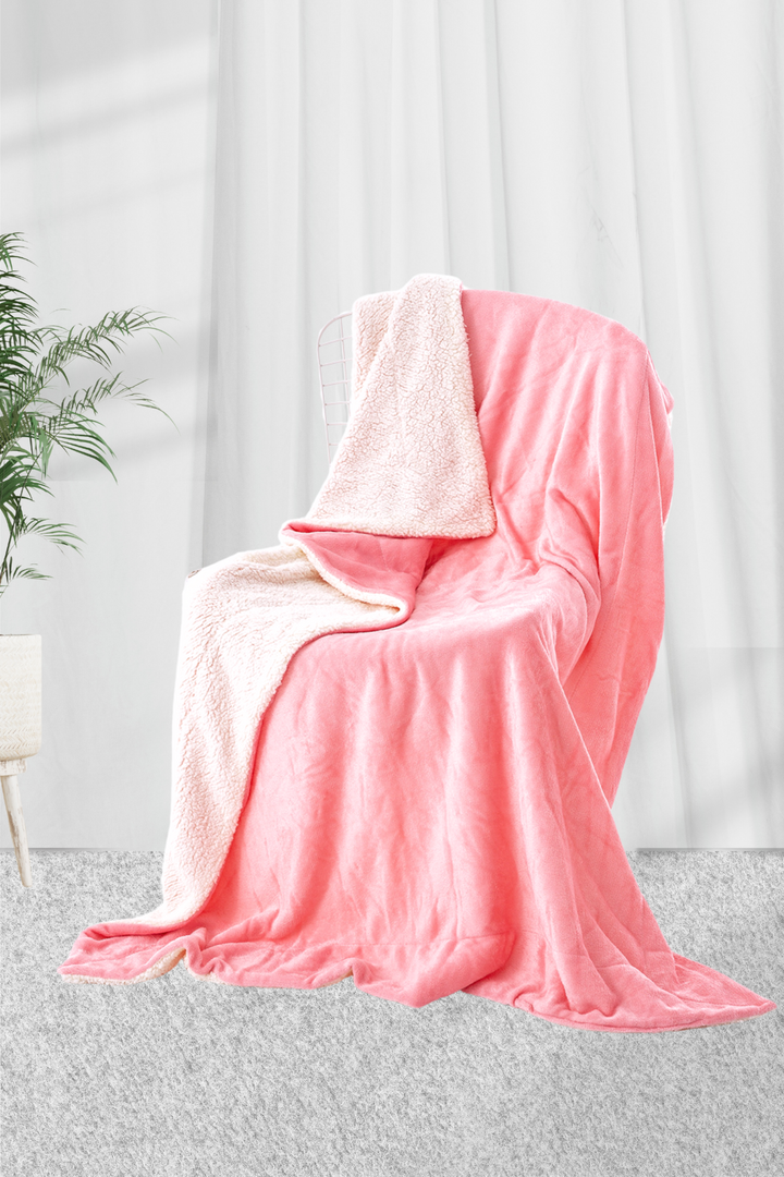 Pink - Sherpa Blanket