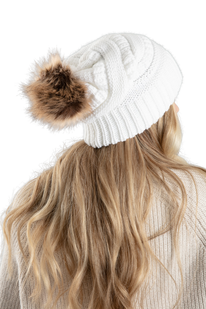 White - Cozy Slouchy Beanie