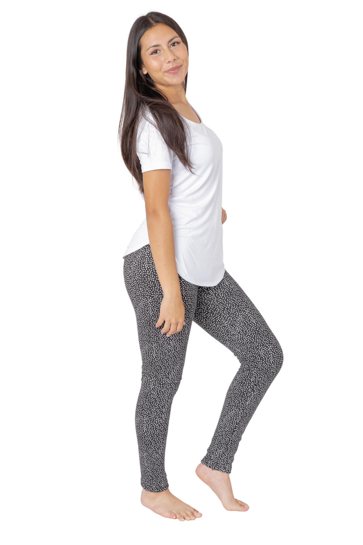 Stay cozy and stylish with our Comfy Non-Lined Leggings from Sofra - Mopas!  😍 Perfect for any occasion and only $9.74! 💸 #leggings