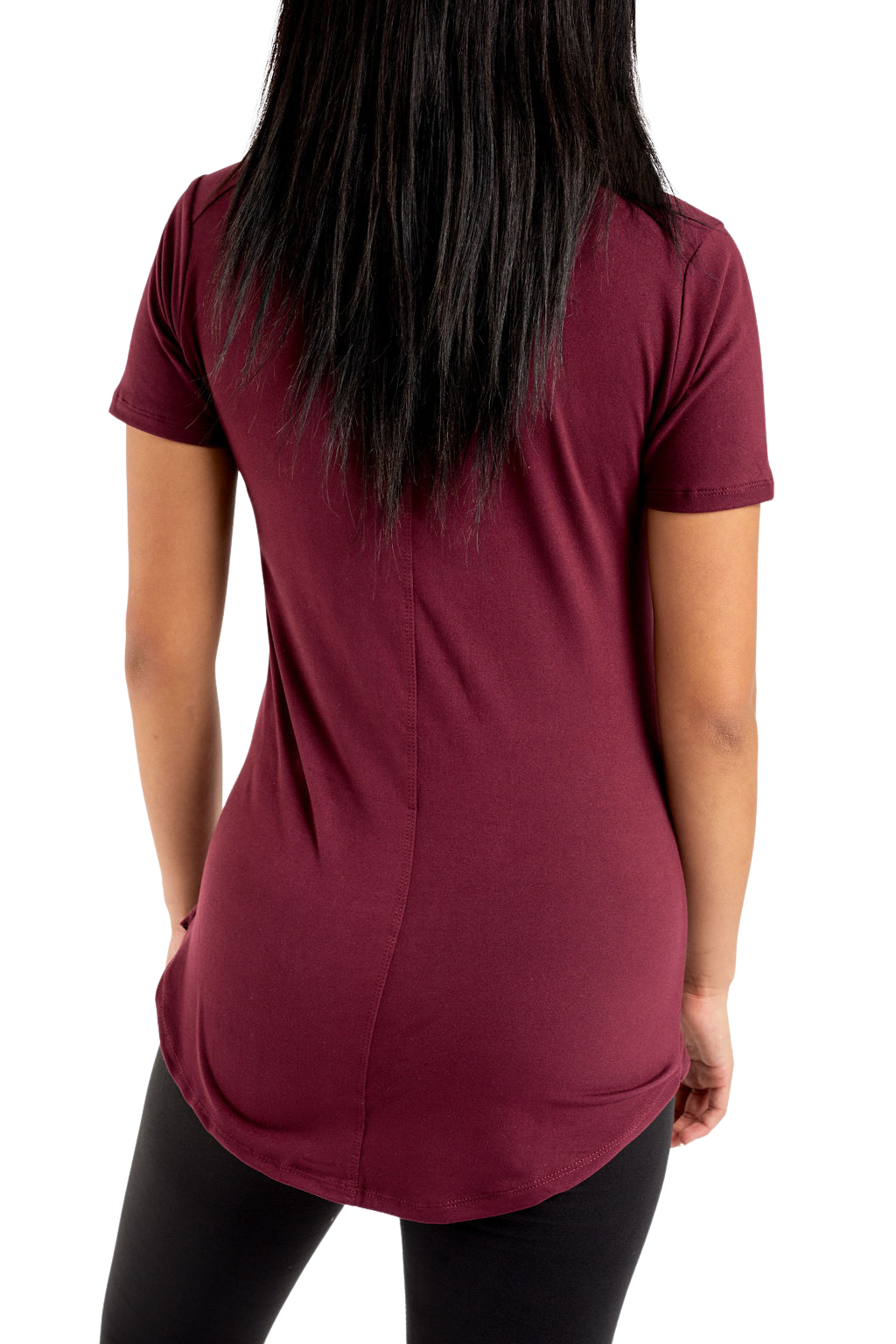 Black - Long Sleeve Tunic Top
