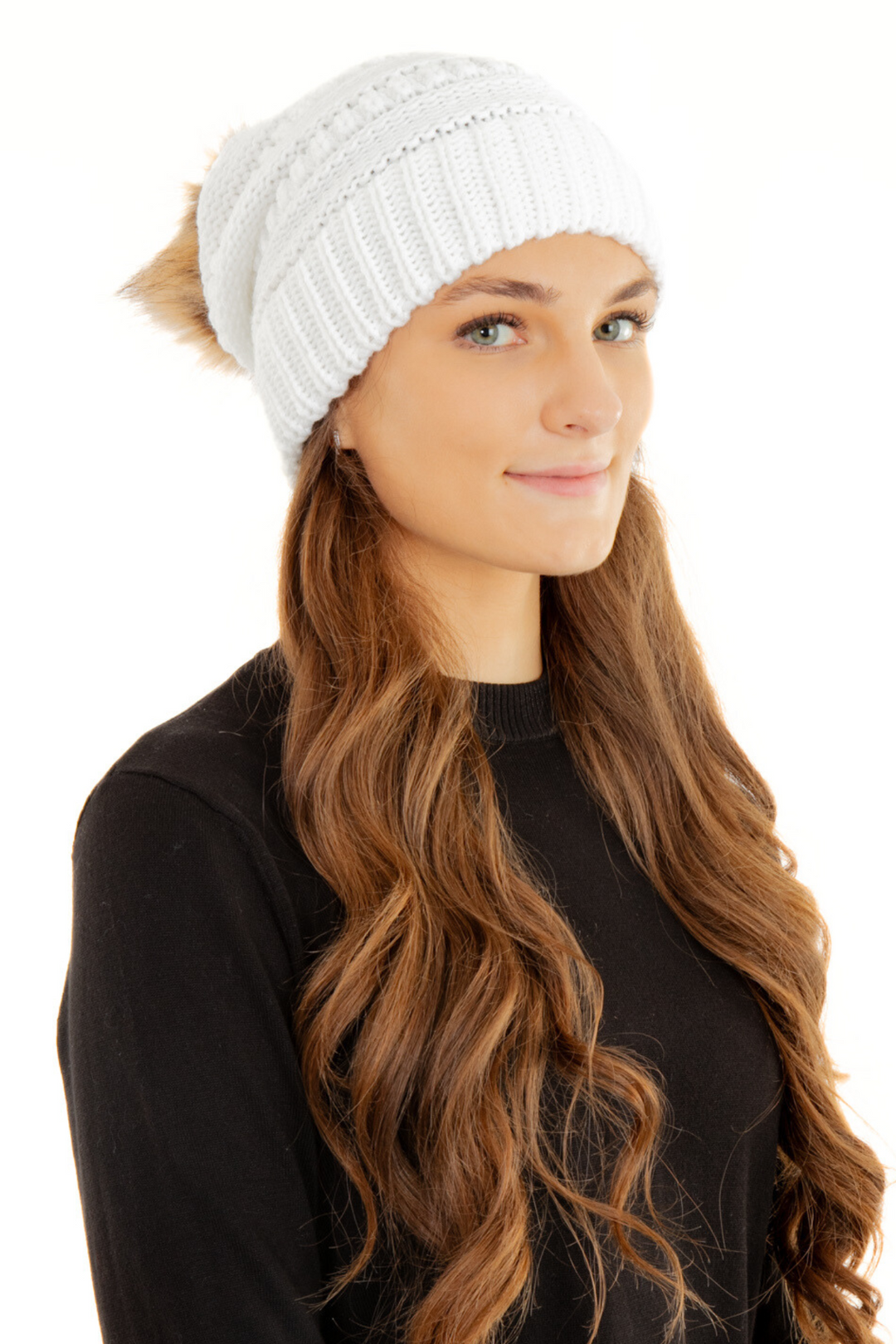 White - Cozy Slouchy Beanie