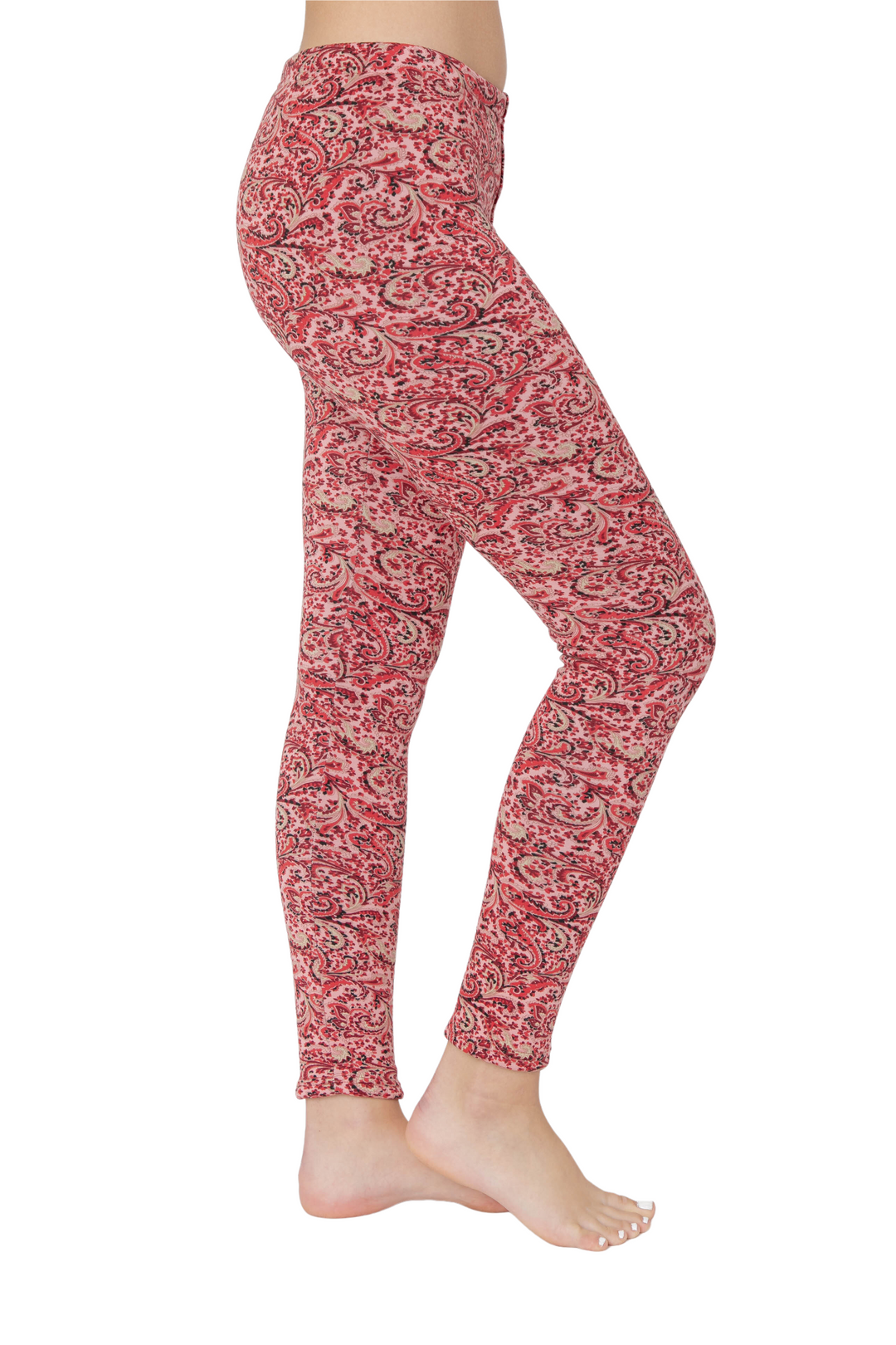 Pink cozy high waist leggings best sale