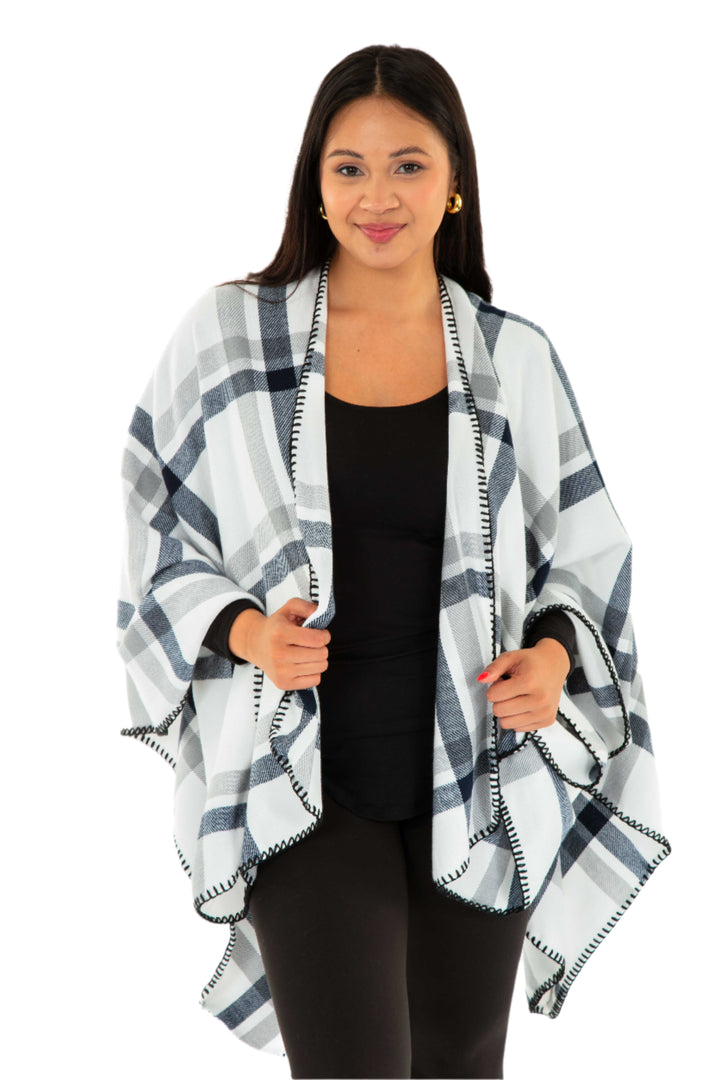 Mila - foulard poncho