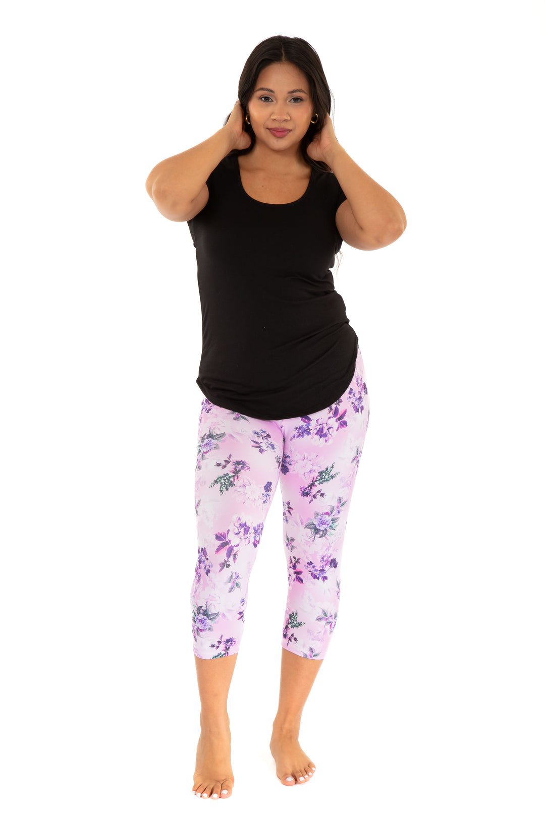Purple Iris - Capris