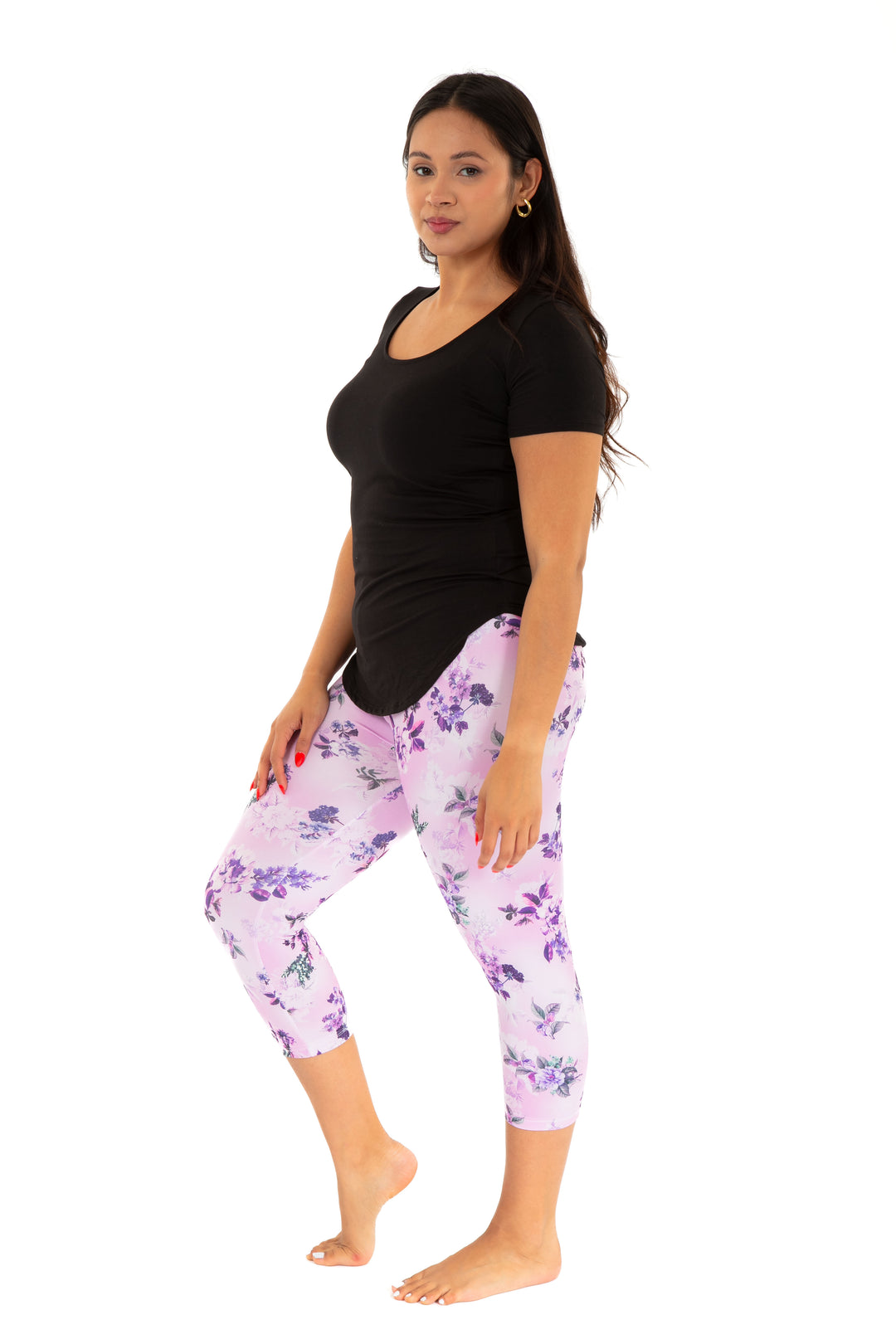 Purple Iris - Capris