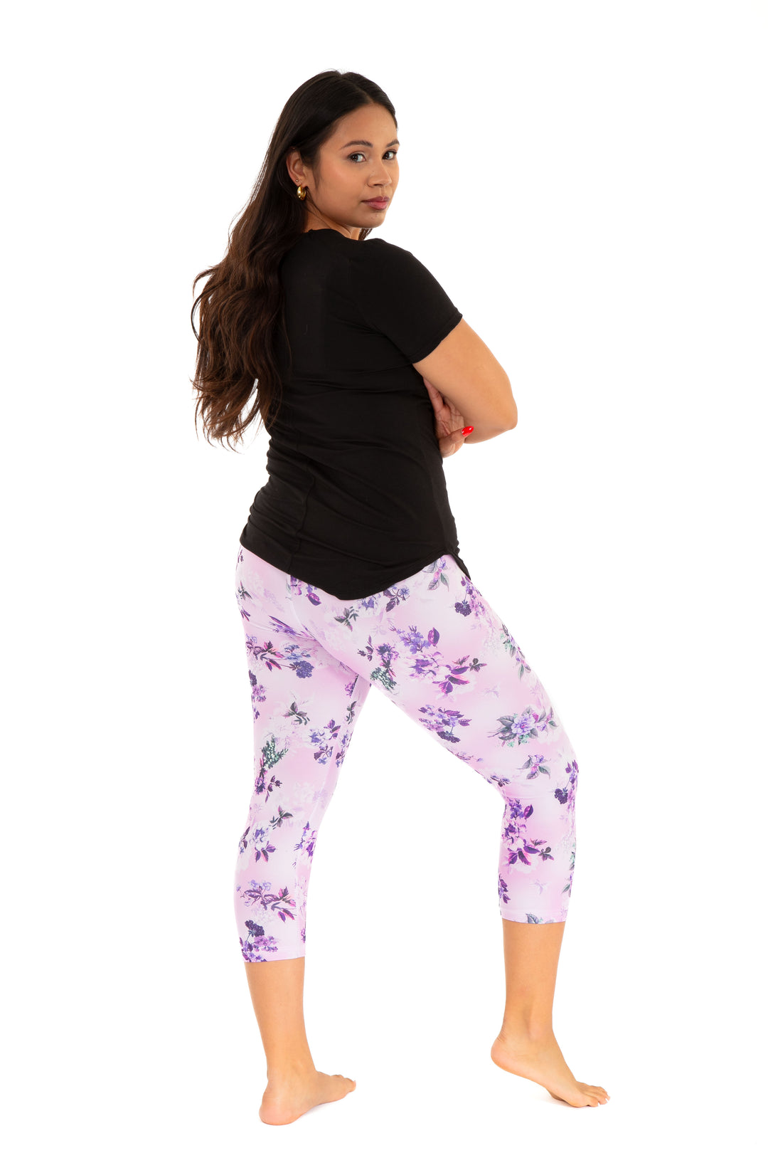 Purple Iris - Capris