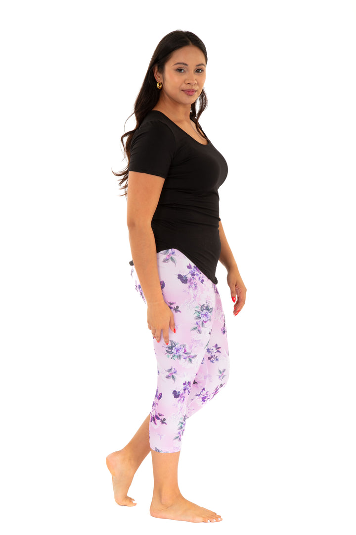 Purple Iris - Capris