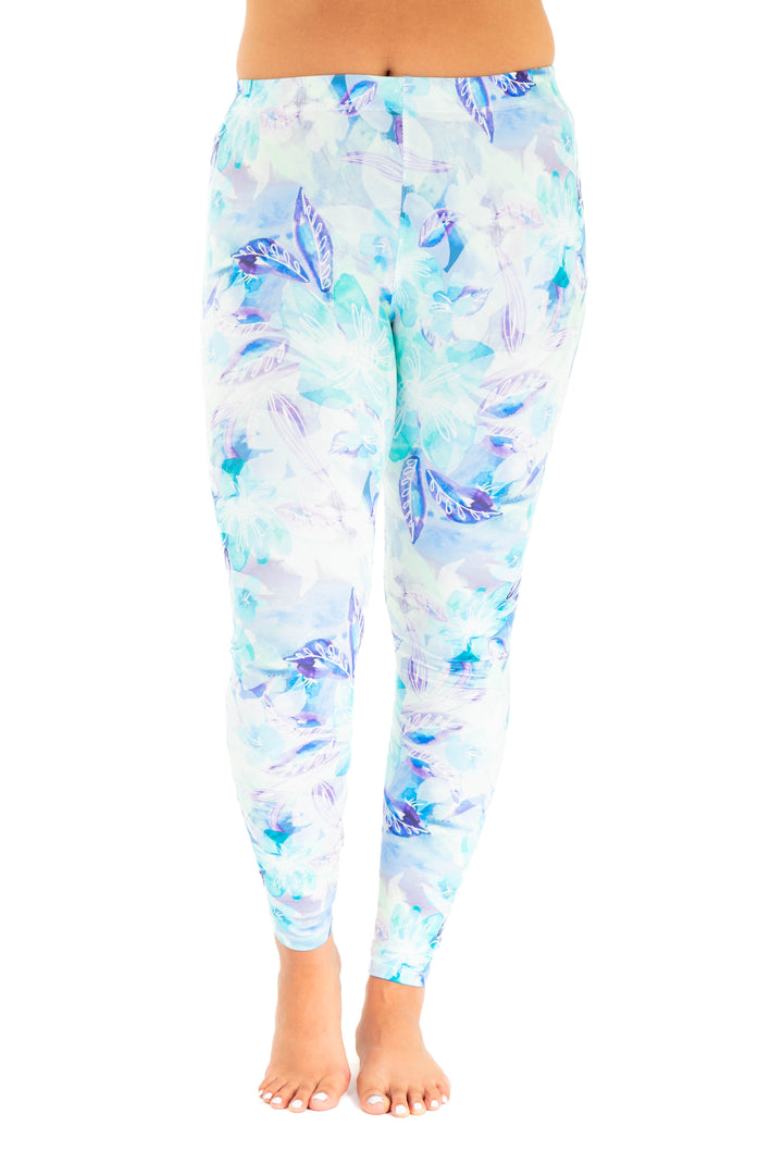 Jungle bleutée - Leggings toutes saisons