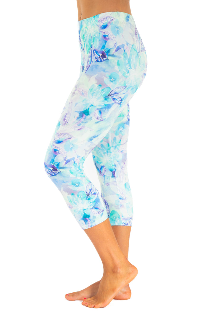 Bluish Jungle - Capris
