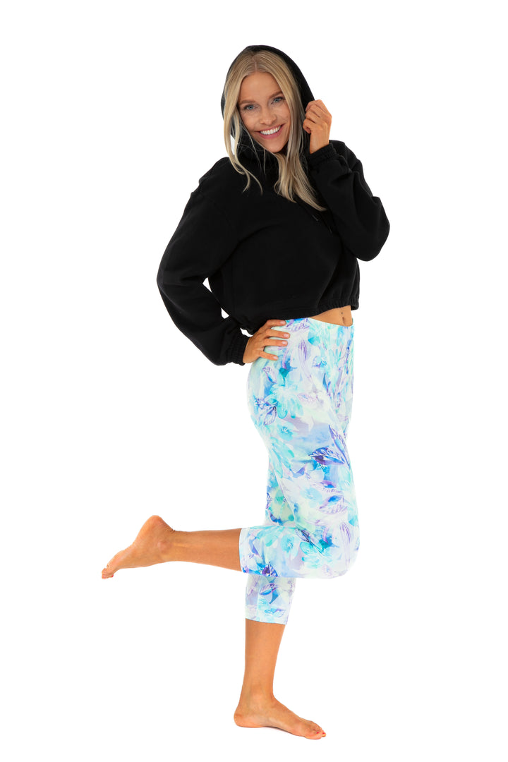 Bluish Jungle - Capris