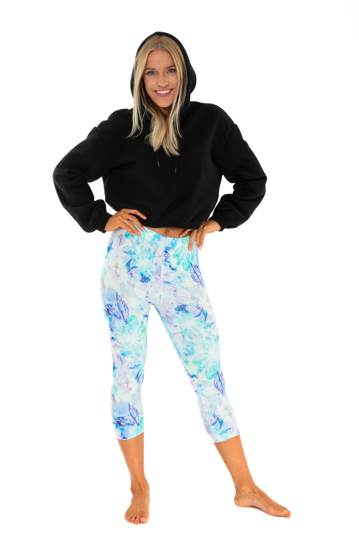 Bluish Jungle - Capris