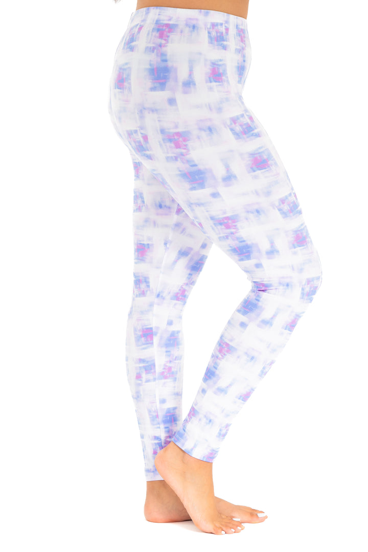 Bleu et rose - Leggings toutes saisons