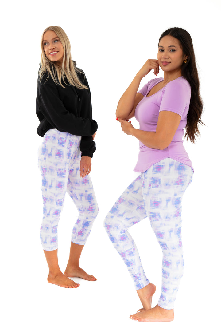 Bleu et rose - Leggings toutes saisons