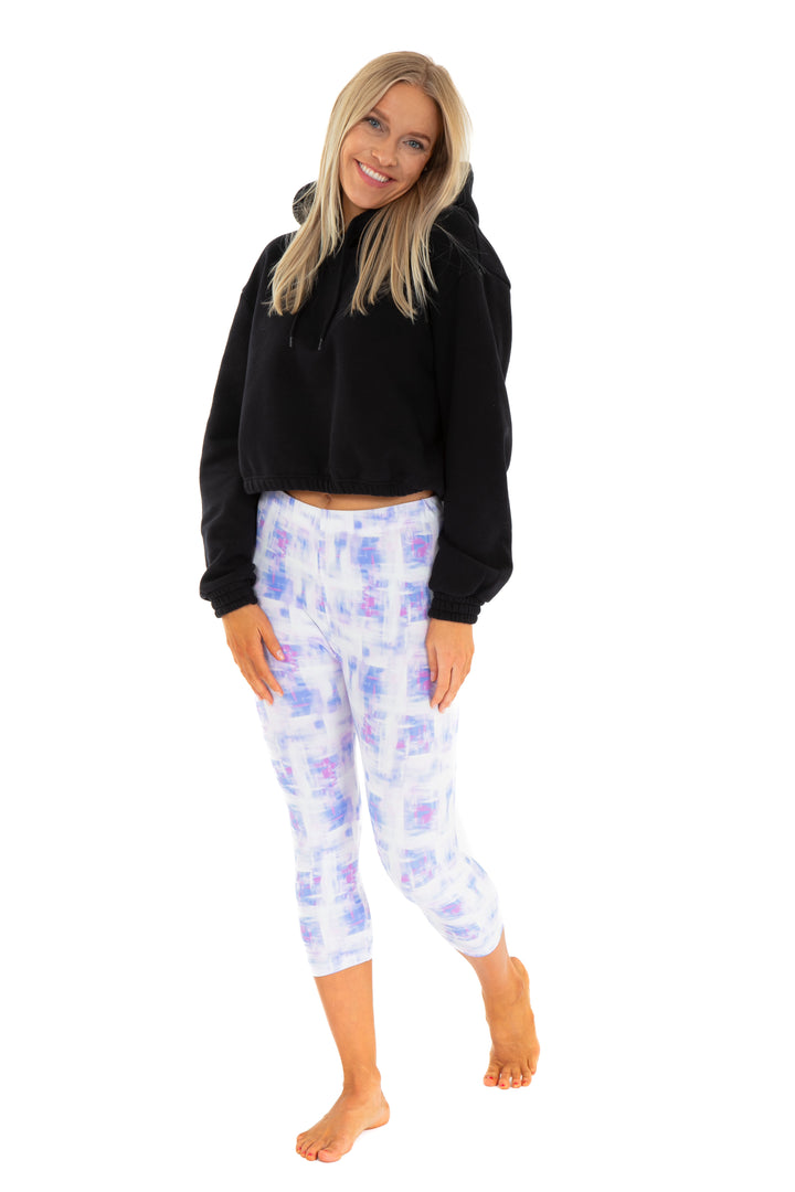 Blue & Pink Colored - Capris