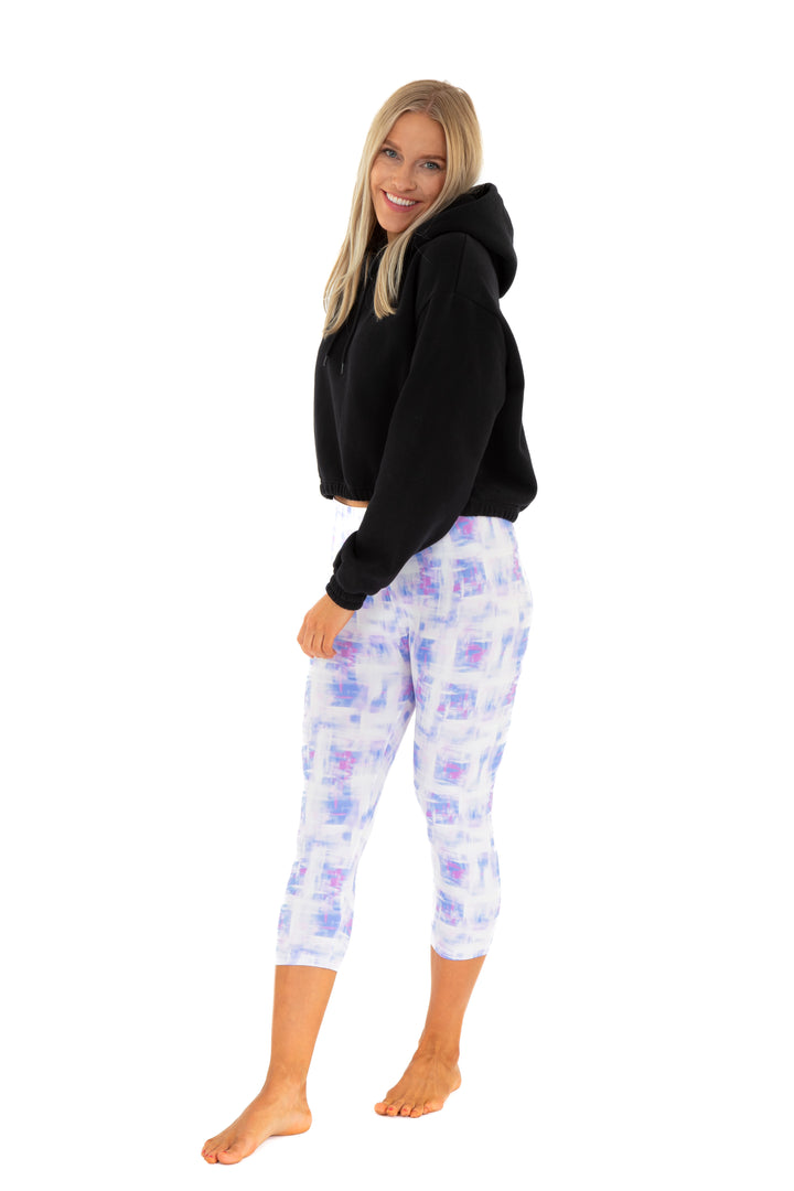 Blue & Pink Colored - Capris