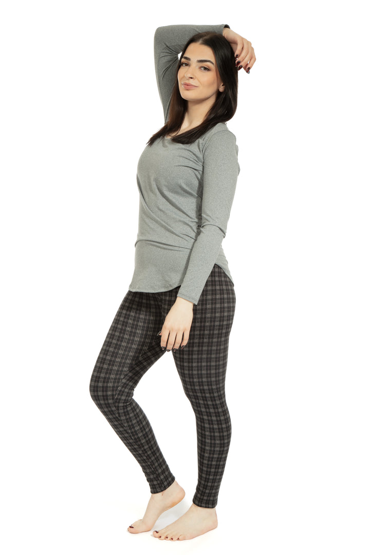Tartan Plaid - Cozy Lined Leggings
