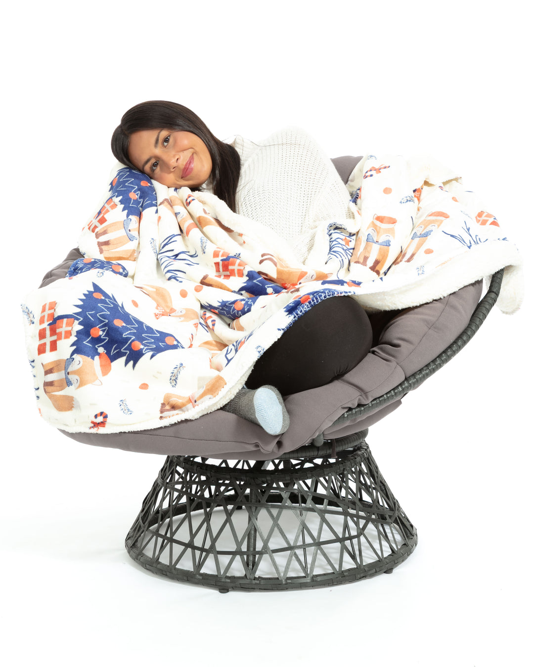 Foxy Noel - Couverture Sherpa