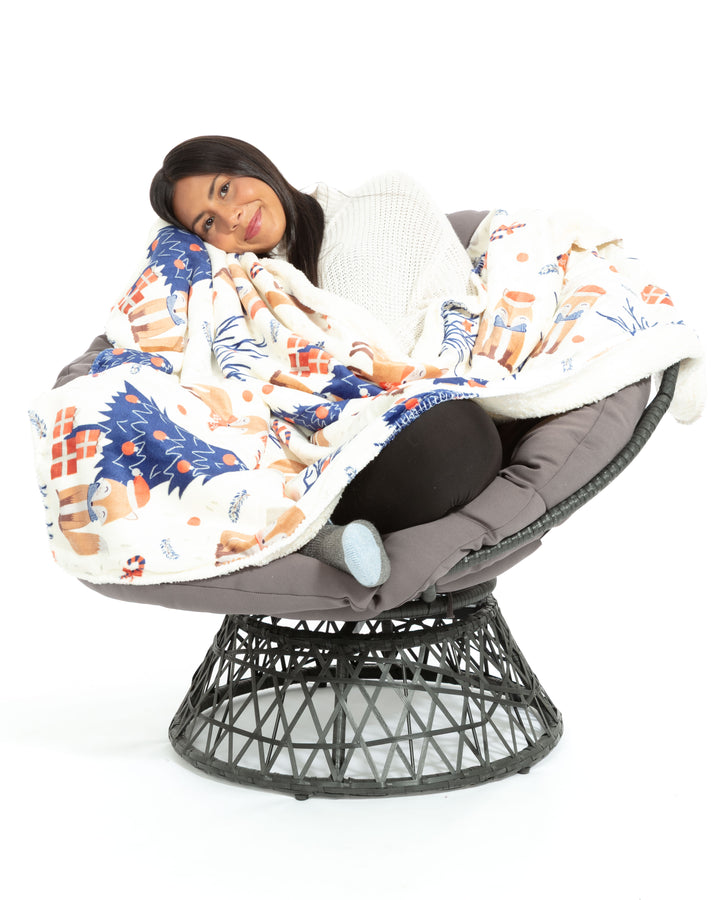 Foxy Noel - Couverture Sherpa