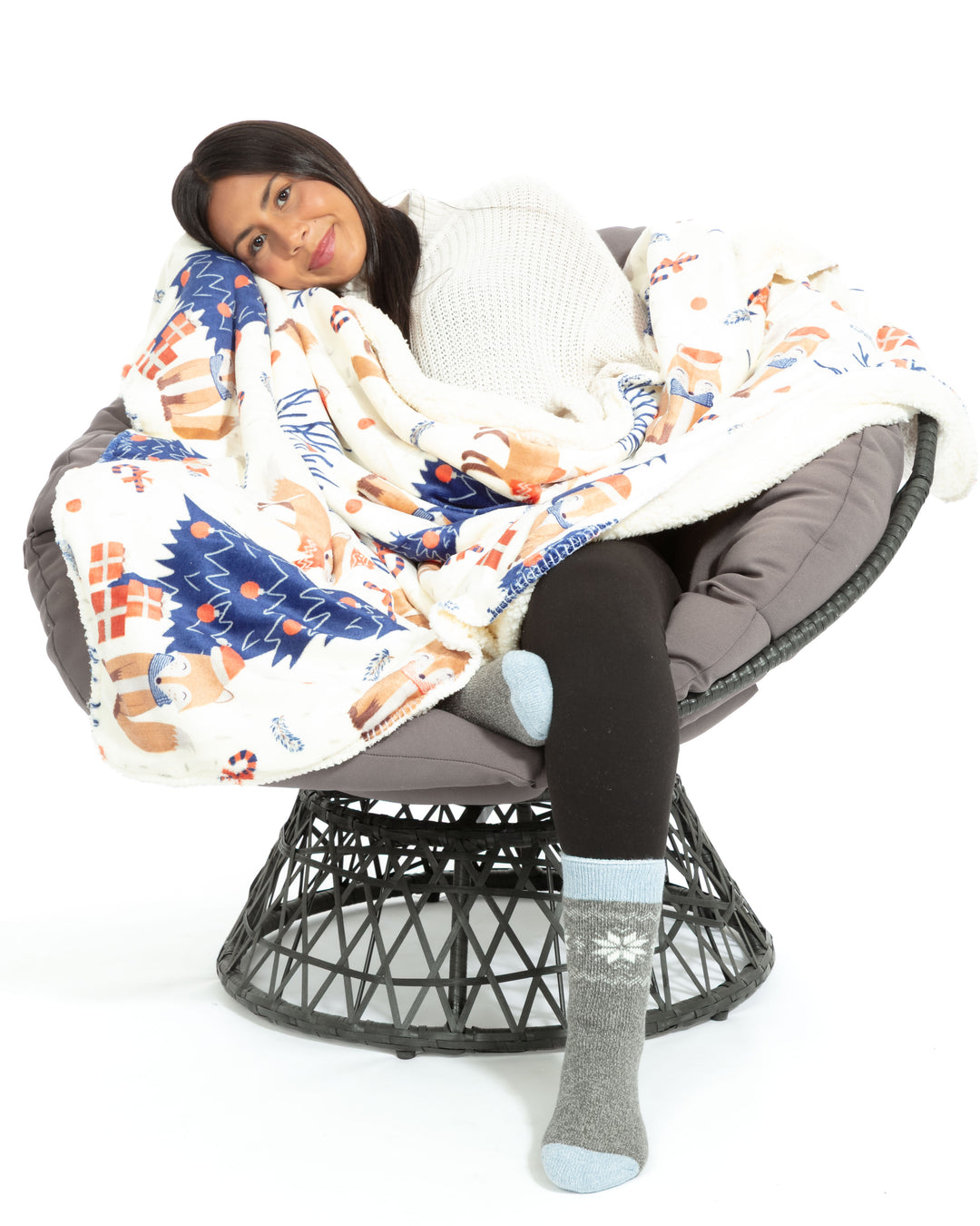 Foxy Noel - Couverture Sherpa