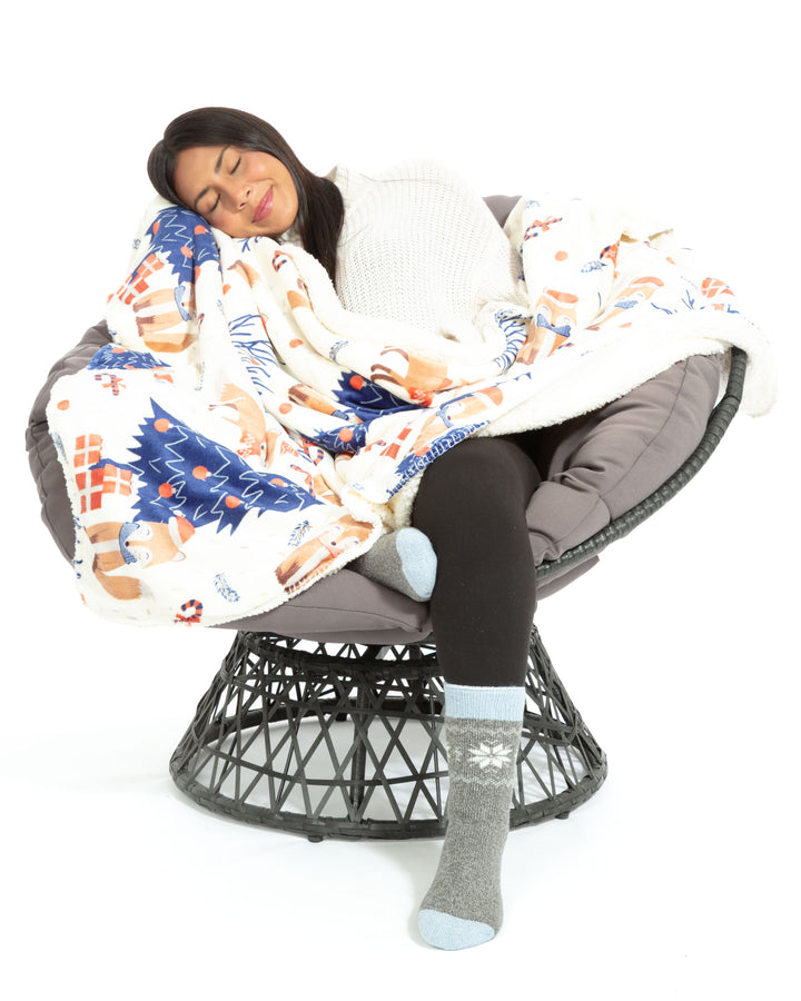 Foxy Noel - Couverture Sherpa