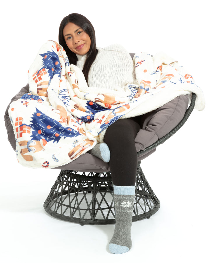 Foxy Noel - Couverture Sherpa