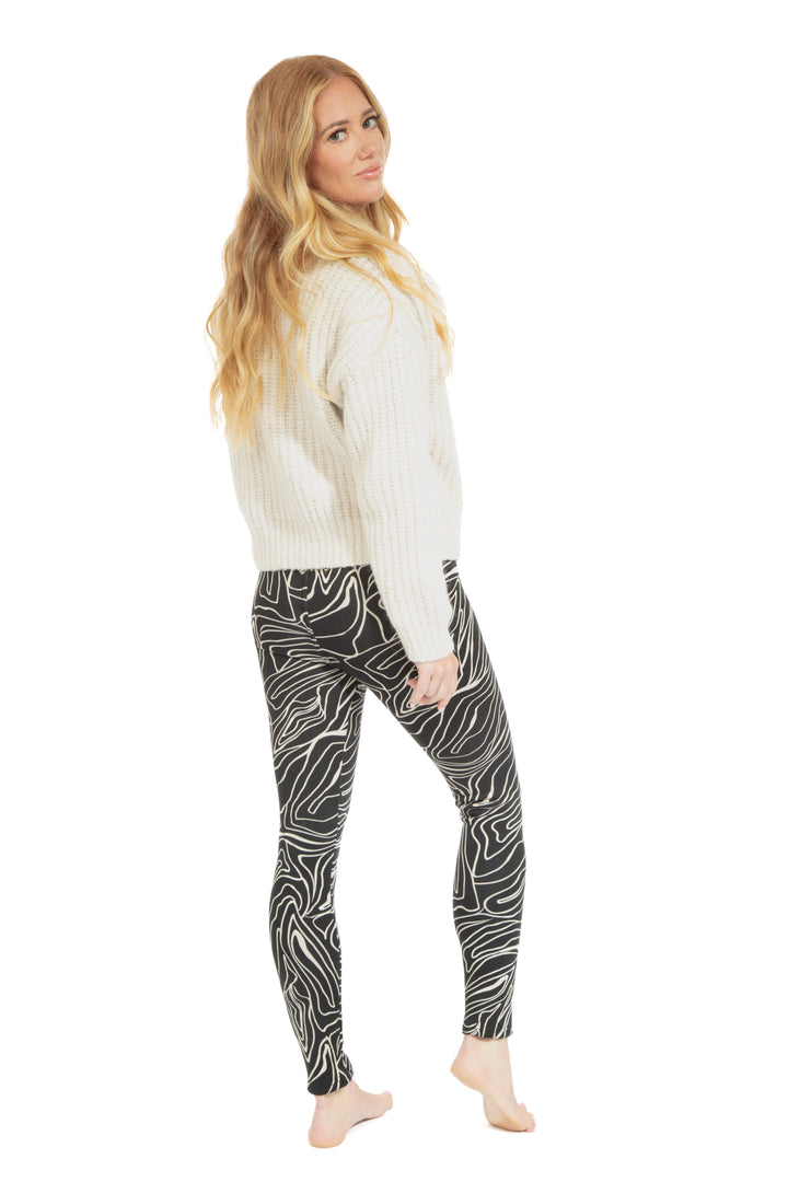 Zebra - Cozy Lined Leggings