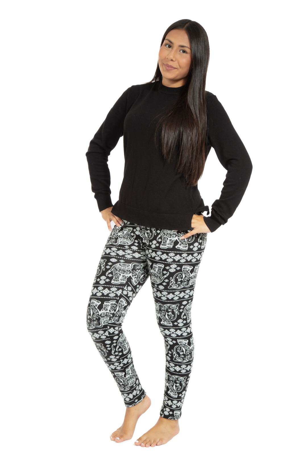 Divine Ellie - Leggings doublés confortables