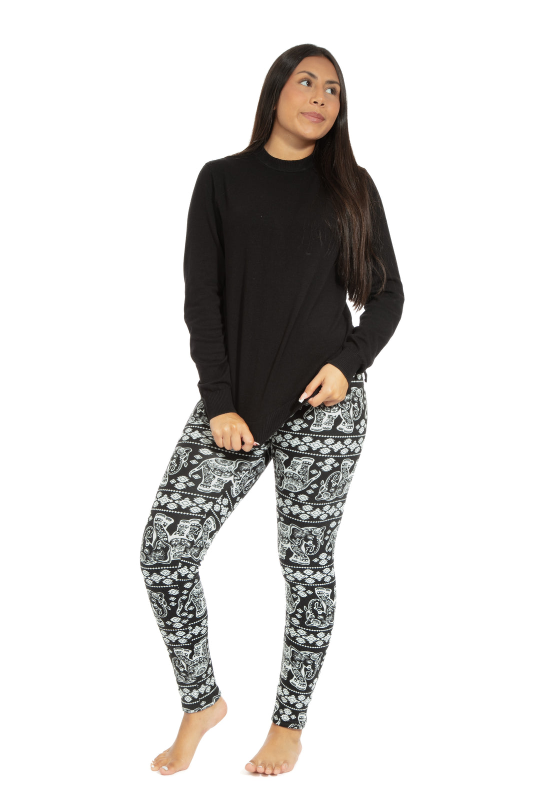 Divine Ellie - Leggings doublés confortables