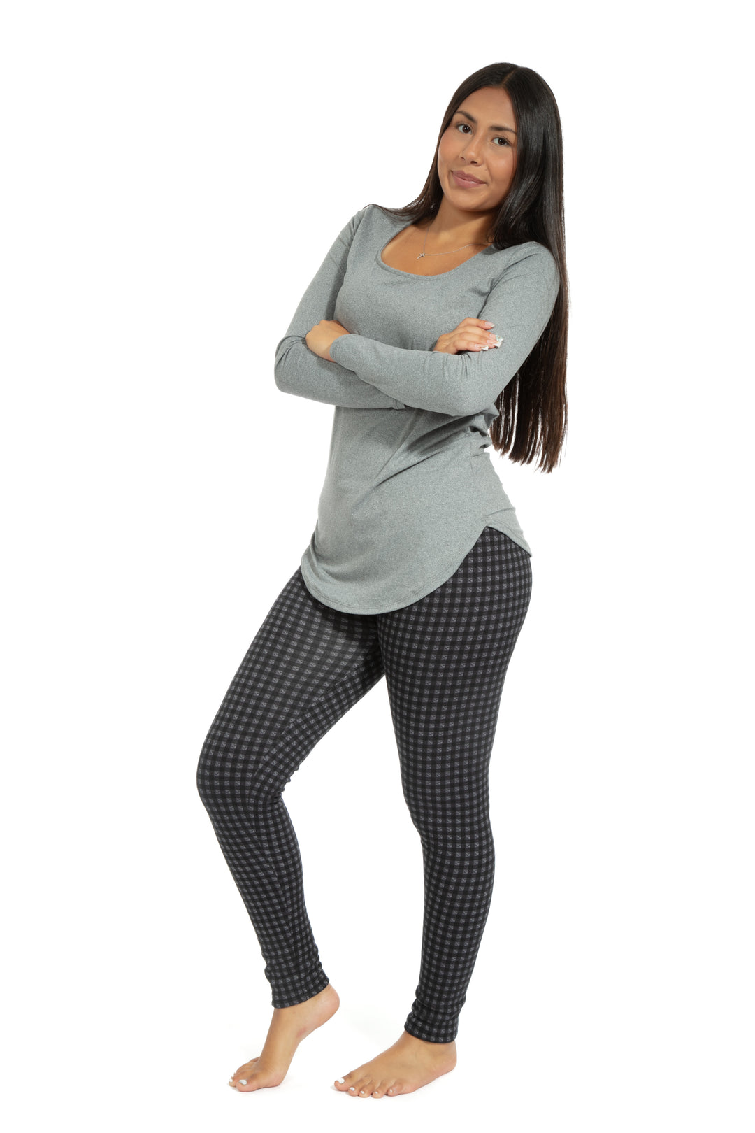 Tiny Squares - Leggings doublés confortables