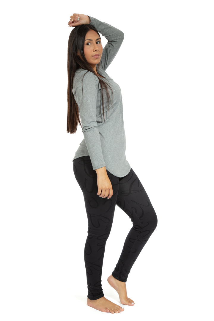 Lovely Charcoal - Leggings doublés confortables