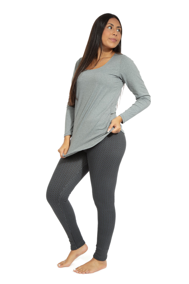 Tiny Squares - Leggings doublés confortables