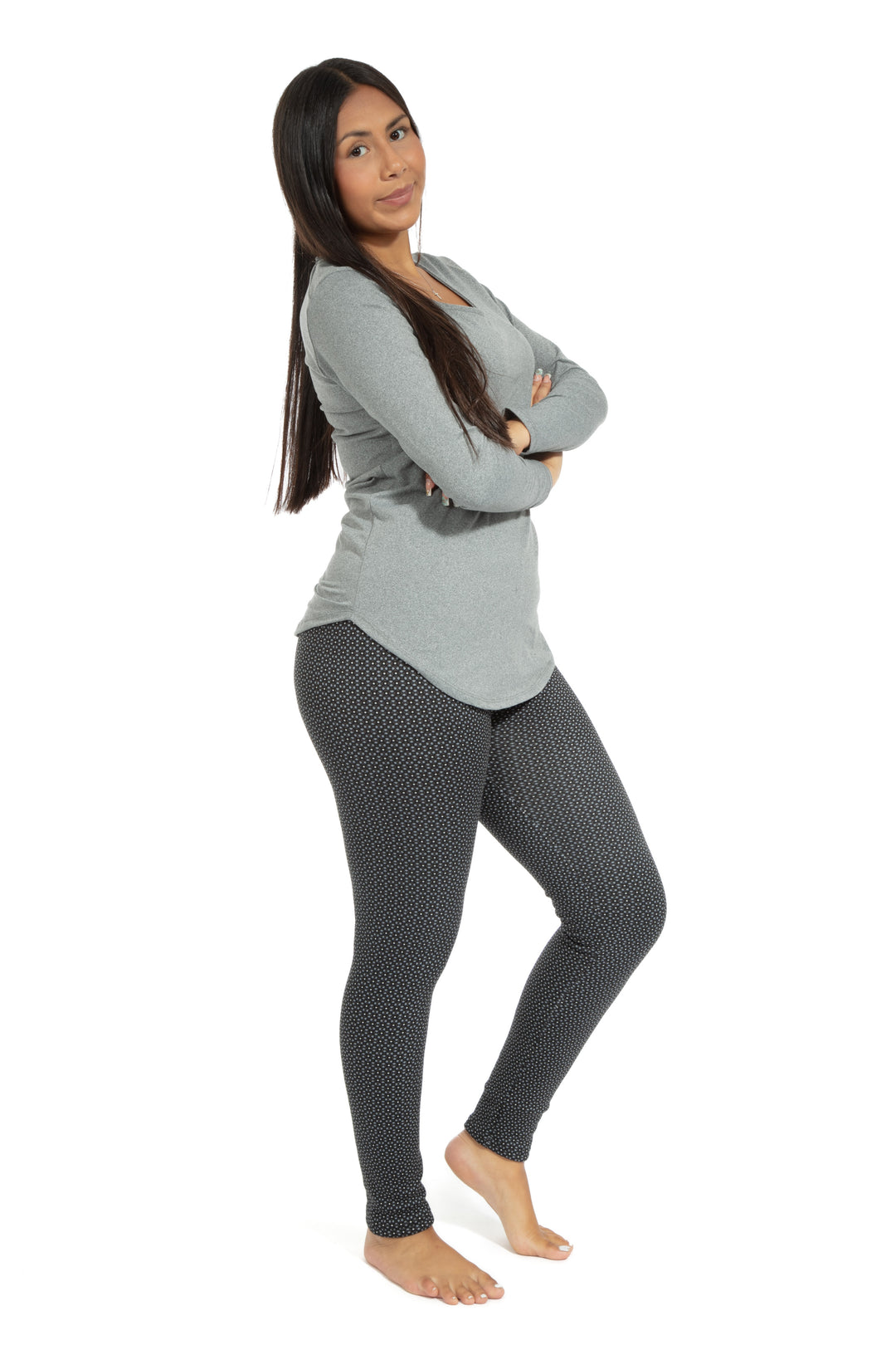 Tiny Squares - Leggings doublés confortables