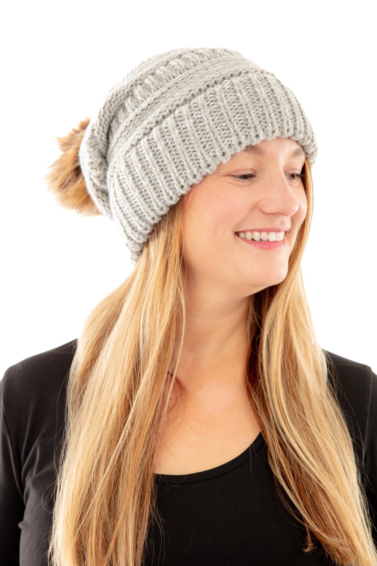 Black - Cozy Slouchy Beanie