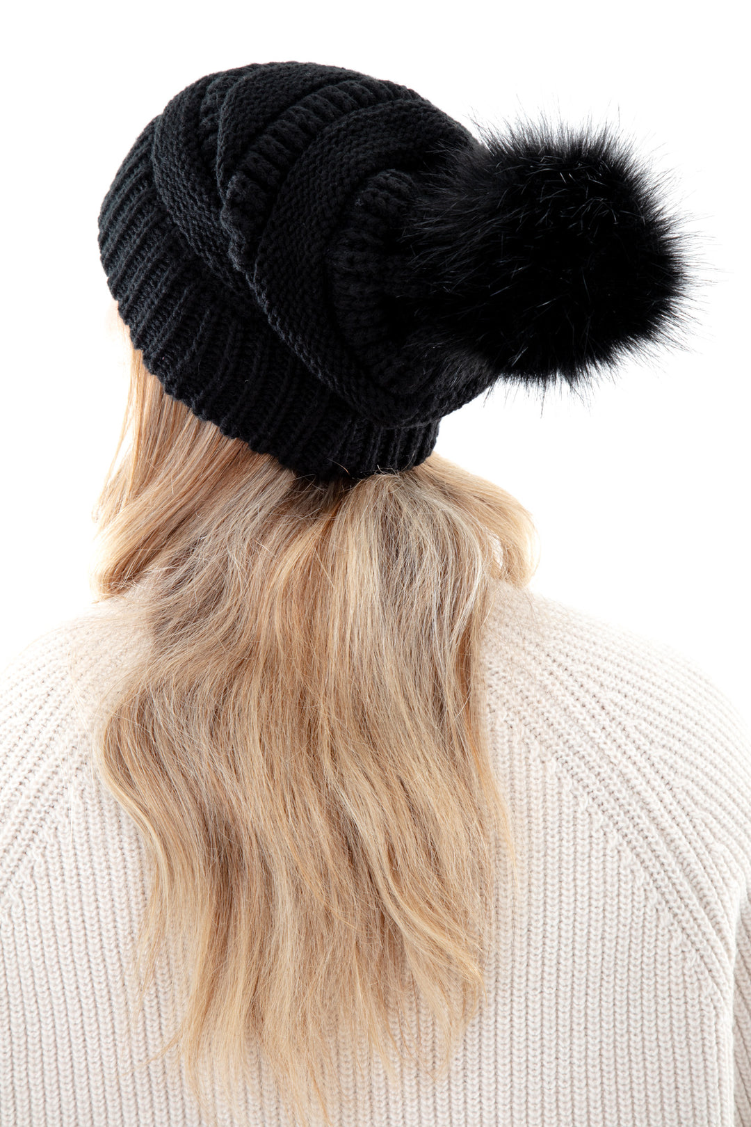 Black - Cozy Slouchy Beanie