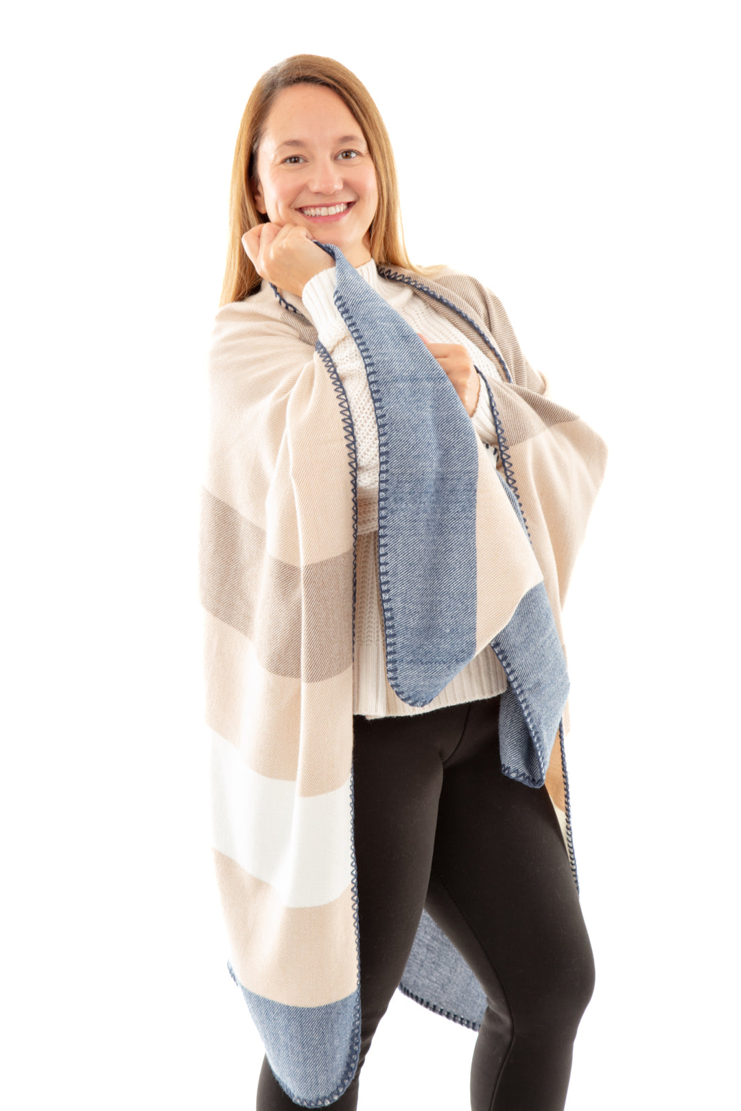 Fabienne - Poncho Scarf