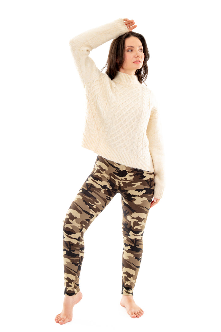 Brown Camo - Cozy Lined