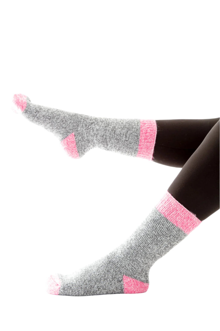 Noir et gris - Chaussettes thermiques