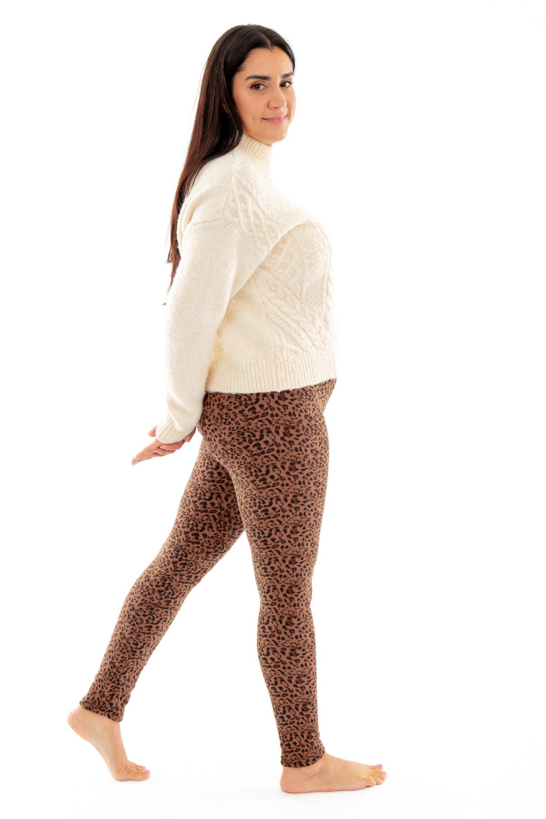 Brown Cheetah - Cozy Lined