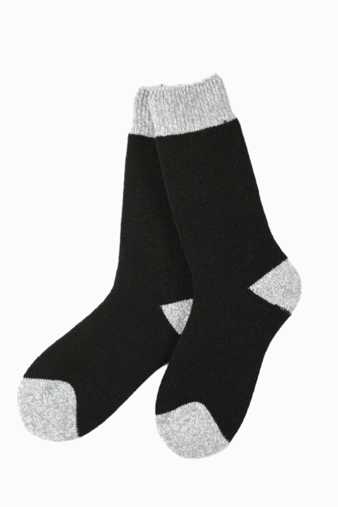 Noir et gris - Chaussettes thermiques