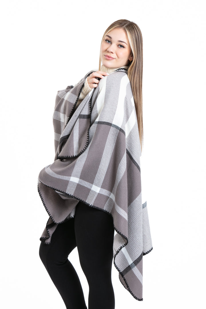 Dominique - Poncho Scarf